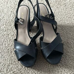Black Aldo heels